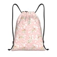 thumbnail image 1 of Xecao Easter Bunny Pattern Sports Drawstring Backpack - String Swim Gym Bag with Wet Proof Pocket for Women&Men-Small, 1 of 6