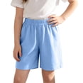 thumbnail image 6 of OGLCCG Boys Lounge Shorts 3 Pack Cotton Baggy Sleepwear Bottoms Comfortable Breathable Elastic Waist Summer Shorts 5-15 Years, 6 of 8
