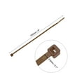 thumbnail image 3 of Uxcell Cable Ties Cable Zip Ties Adjustable Cable Tie Wraps Self-Locking Nylon  5.9" x  0.1" Brown 100pcs, 3 of 5