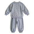 thumbnail image 4 of Mnyotv Girls' Fall Winter Clothes Bow Long Sleeve Sweatshirt and Jogger Pants 2Pcs Outfits Sets Size 3-4 Years, 4 of 5