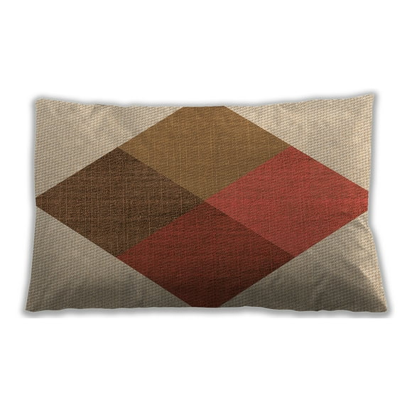 Ahgly Company Outdoor Rectangular Contemporary Lumbar Throw Pillow, 13 inch by 19 inch
