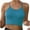 Blue, variant on Wireless Sports Bras for Women Large Bust Seamless Sling Tummy Control Yoga Running Fitness Outfit with Fashion Casual Solid Color
