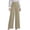 Beige, variant on Womens High Waisted Dressy Trousers Wide Leg Business Casual Slacks Flowy Pants with Pintuck Detail for Work Office Wear,Red,S