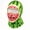 A, variant on Playful Watermelon Balaclava, Novelty Full Face Ski Mask with Pouting Kissy Lips and Tongue, Stretchy Printed Cover for Skiing Snowboarding