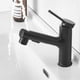 thumbnail image 1 of Grifo de baño con ducha extraíble - Grifo para lavabo de tres caños - Práctico grifo para hacer gárgaras negro, 1 of 2
