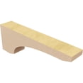 thumbnail image 5 of 2"W x 12"D x 4"H Thin Legacy Rough Cedar Woodgrain TimberThane Corbel, Primed Tan, 5 of 6