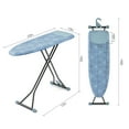 thumbnail image 6 of KK KINGRACK Ironing Board, Iron Board Full Size with Hanger & Rotating Nonslip Feet, 7 Level Height Adjustable, 43x13 in, Blue, 6 of 8