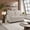 Beige, variant on Serta Draper Loveseat Sleeper in Beige Fabric Upholstery