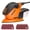 Orange, variant on DOVAMAN Detail Sander, 1.1 Amp Electric Sander with Micro-Filter Dust Box, 12,000 RPM, Copper Motor, Aluminum Fan Blade, Includes 12 Sandpapers (80 & 180 Grit), for Wood, Plastic and Metal