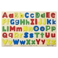 thumbnail image 4 of Melissa & Doug Upper & Lower Case Alphabet Letters Wooden Puzzle (52 pcs), 4 of 10