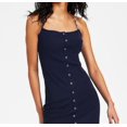 thumbnail image 2 of Tommy Jeans Women's Ribbed Sleeveless Dress Blue Size Large, 2 of 3