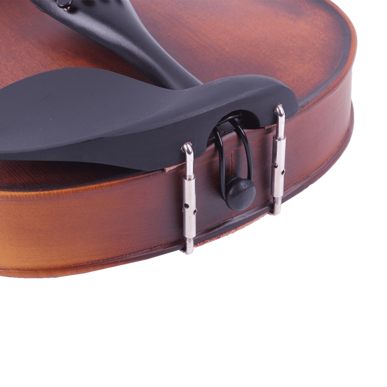 Hassch Violin 4/4 with Case, Rosin and Bow, Fiddle Beginner Set with Strings, Shoulder Rest and Electronic Tuner, Dark Goldenrod