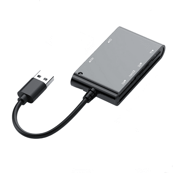 6 in 1 Militarys Smartests Card Reader USB Adapter for CACs SDTF M2ID IC Card