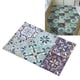 thumbnail image 4 of Pegatinas Para Azulejos, Pegatinas Autoadhesivas Para Azulejos De Suelo De Estilo Retro De PVC Para Balcón ANGGREK Verde oscuro con ribete dorado, 4 of 8