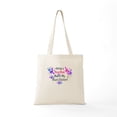 thumbnail image 5 of CafePress - Mawmaw Heart Flutter Tote Bag - Unisex Canvas Tote Bag, Beige, 1-Piece, 5 of 6