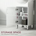 thumbnail image 4 of Eclife 18" Freestanding Single Bathroom Vanity with Center Round Ceramic Sink, 4 of 8