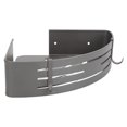 thumbnail image 1 of Estantes De Pared Triangulares, Almacenamiento De Estantes De Pared De Aluminio De Espacio Gris Montado En La Pared Para Baño, 1 of 7