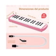 thumbnail image 5 of Melódica Xtellar 32 Teclas  Con Boquilla Estuche Y Tela Color Rosa, 5 of 5