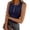 Blue, variant on Zedker Sleeveless Tank Tops for Women Ribbed Racerback Button Fit Casual Basic 2026 Spring Summer Fashion Clothing Black L