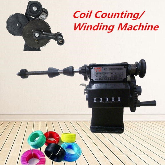 Manual Dual Purpose Coil Winder Hand Coil Winding Machine Count 0-99999