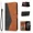 Brown, variant on Suitable for MOTO E (2020) phone case, wallet cover, leather flip wrist guard, shock protection, ID credit card splicing phone case
