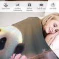 thumbnail image 3 of Soft Blanket Soft Microfiber Blanket Cosy Fluffy Fuzzy Travel Blanket Nap, 3 of 8