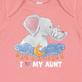 thumbnail image 4 of Inktastic I Love My Aunt Cute Elephants with Moon and Stars Boys or Girls Baby Bodysuit, 4 of 5