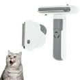 thumbnail image 1 of Cepillo 3 en 1 para Gatos, Rastrillo para Subpelo, Cepillo para Desenredar y Quitar Pelo, Herramienta para Gatos de Interior, Gris y Blanco, 1 of 7