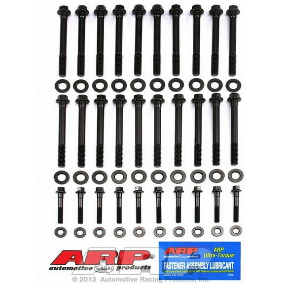 ARP 134-3610 Black for SB Chevy LS6 hex head bolt kit, Black, 10 Pieces