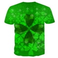 thumbnail image 3 of EQWLJWE T-Shirts for Men Men Short Sleeve Casual St. Patrick's Day Print Round Neck Pullover T Shirt Blouse, 3 of 3