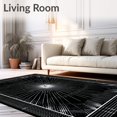 thumbnail image 2 of Ultra Soft Area Rug, Dark Spiderweb Entryway Goth Halloween Floor, Non Slip, Stain Resistant, Washable Area Rugs for Living Room, Bedroom(Black, 5X7), 2 of 8