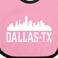 thumbnail image 4 of Inktastic Dallas Texas Skyline Tx Cities Boys or Girls Baby Bib, 4 of 4