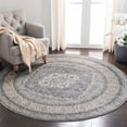 thumbnail image 2 of SAFAVIEH Isabella Jack Oriental Area Rug, Grey/Cream, 6'7" x 6'7" Round, 2 of 10