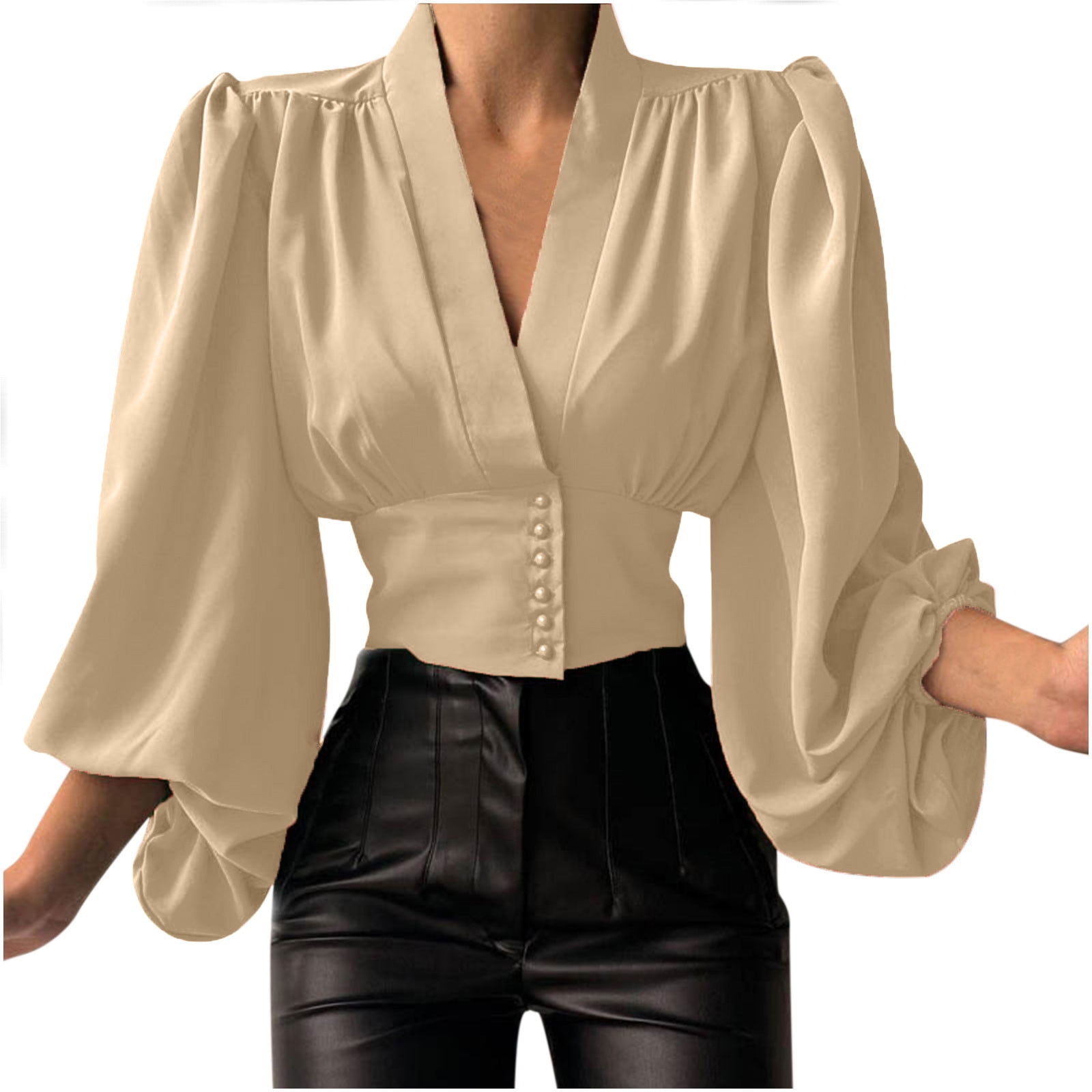 Tops for Women Sexy Casual Women Spring Casual Solid and