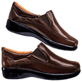 thumbnail image 3 of Zapato Piel Borrego Enco Footwear Cómodo Mocasín para Pie Descanso Confort C02 Café, 3 of 6