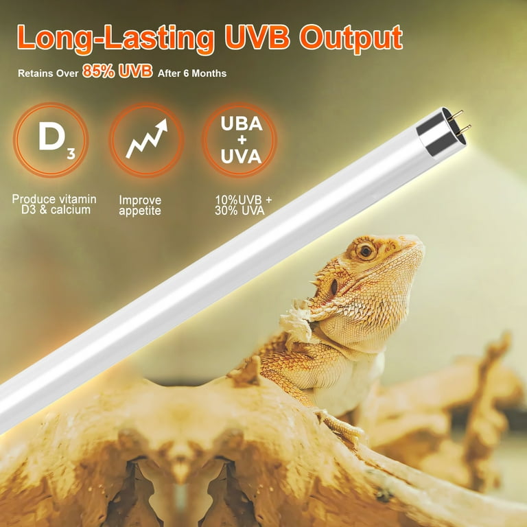 39W T5 UVB Reptile Light Fixture Combo Kit – 34