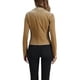 thumbnail image 3 of BLAZER DE VELVET CHIC PARA MUJERES CON SOLAPA Y MANGAS LARGAS, CHAQUETA DE TRAJE PARA TRABAJAR, TALLA XL, CAQUI, 3 of 6