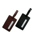 thumbnail image 3 of 2 Leather Travel Luggage Tag By Marshal (Brown), 3 of 3