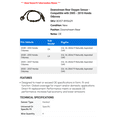 thumbnail image 2 of Downstream Rear Oxygen Sensor - Compatible with 2005 - 2010 Honda Odyssey 2006 2007 2008 2009, 2 of 2