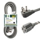 thumbnail image 1 of Cable de extensión EP de 15 pies, pesado, calibre 14, 3 puntas, gris, 1 of 7