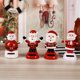 thumbnail image 3 of pieza de Papá Noel bailando con energía solar, adorno navideño de Papá Noel, figuras de juguete para decoración de ventanas de coche y oficina en casa, 3 of 8