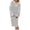 White, variant on Swuxness Women Long Sleeve Knit Sweater Dresses, Women Casual Long Dresses, Women's Striped V Neck Lapel Low Split Comfortable Soft Long Knit Dress Black, L