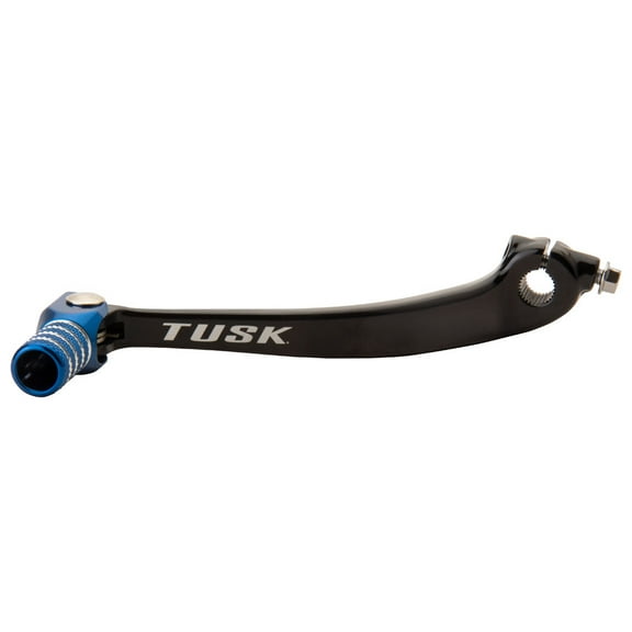 Tusk Folding Shift Lever Black/Blue Tip Compatible with Yamaha YFZ450R 2009-2025