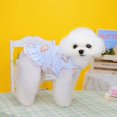 thumbnail image 3 of CBFFDC Dog Princess Dress Soft Comfortable Cartoon Pattern Dog Lace Ruffled Hem Vest Daily Wear Summer Pet, 3 of 7