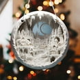 thumbnail image 5 of LanSuare Christmas Snow House Hanging Ornaments, Acrylic Round Snow House with Winter Scene Pendant, Suitable for Porch, Wall, Indoor Home Decor, Front Entry, Christmas Tree Decor, 5 of 5