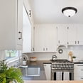 thumbnail image 2 of Sea Gull Lighting 77265 3 Light 15 1/4" Wide Flush Mount Ceiling Fixture, 2 of 8
