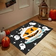 thumbnail image 4 of HANDIED Polyester carpet Halloween Pumpkin Bathroom Rugs Non Washable Absorbent Mat Autumn Funny Cute Microfiber Bathroom Rug For Shower Tub, 4 of 8