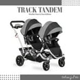 thumbnail image 5 of Dream On Me Track Tandem Stroller- Face to Face Edition, Black and White, 5 of 14