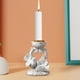 thumbnail image 3 of Paloma estatua candelabro candelabro portavelas portavelas candelabro candelabro decorativo para boda, dormitorio, sala de estar , 10cmx7cmx13cm BLESIY Porta vela, 3 of 7