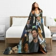thumbnail image 4 of Blanket Derek Actors Shepherd Throw Flannel Blankets Warm Soft Cozy Fuzzy Air Conditioning Blanket for Living Room Sofa Bed Gift Blankets for All Seasons 30"x40", 4 of 6